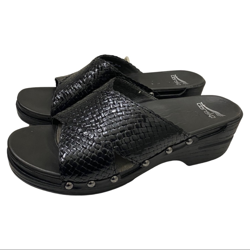 Dansko Mila Woven Slip On Sandals EU 41 US 10.5 - 11